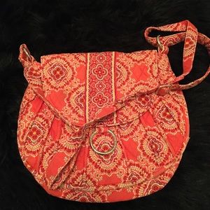 Orange/red Vera Bradley bag